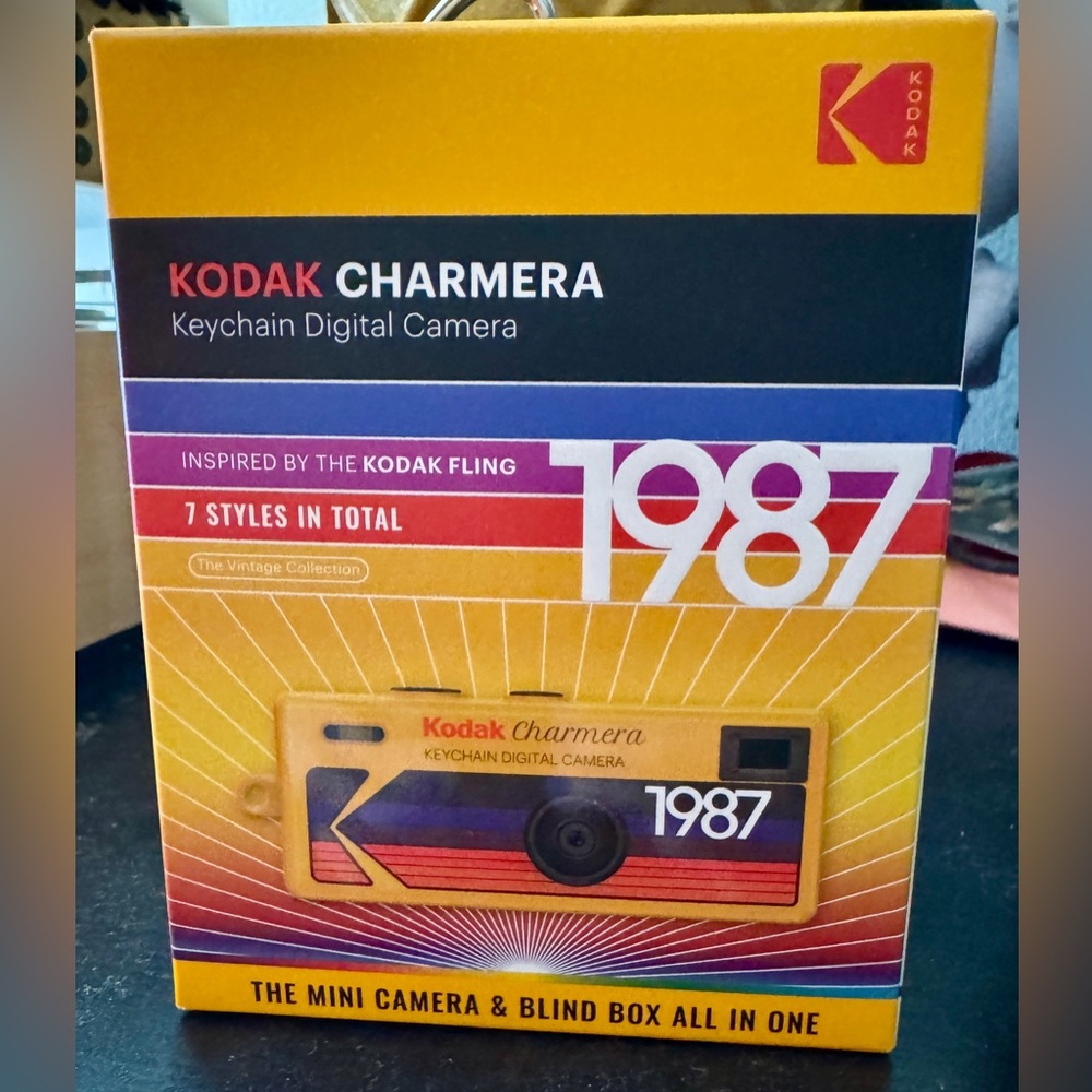 NEW IN SEALED BOX KODAK CHARMERA Keychain Digital Camera Blind Box Collection